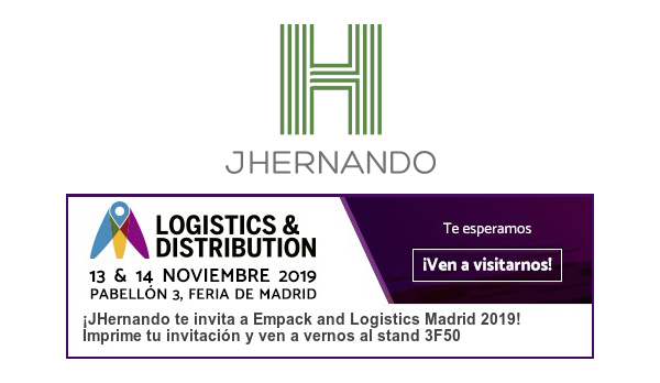 JHernando estará presente un año más en Empack and Logistics Madrid 2019