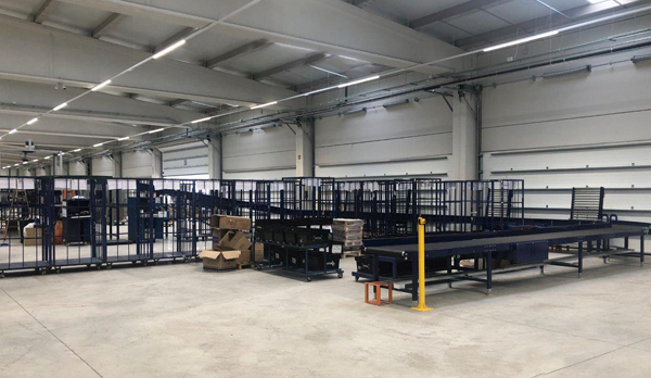 JHernando installs a conveyor system for TIPSA at its logistics facilities in Zaragoza