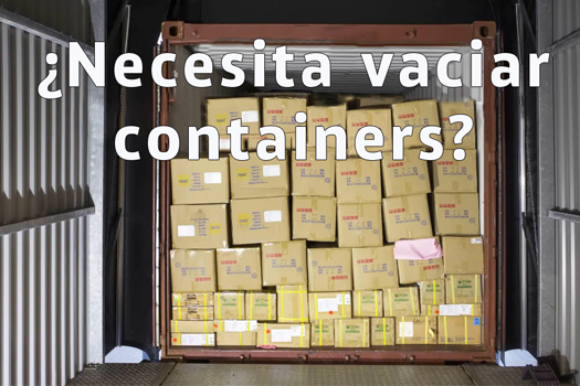 ¿Necesita vaciar Containers?