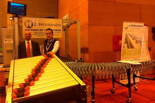 JHernando ha estado presente en la feria Empack-Logistics 2012