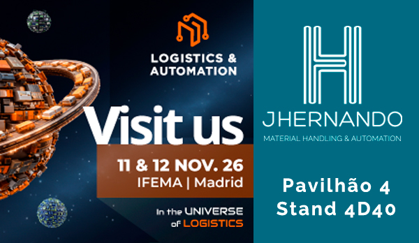 JHernando marcará presença na Logistics & Automation Madrid 2026