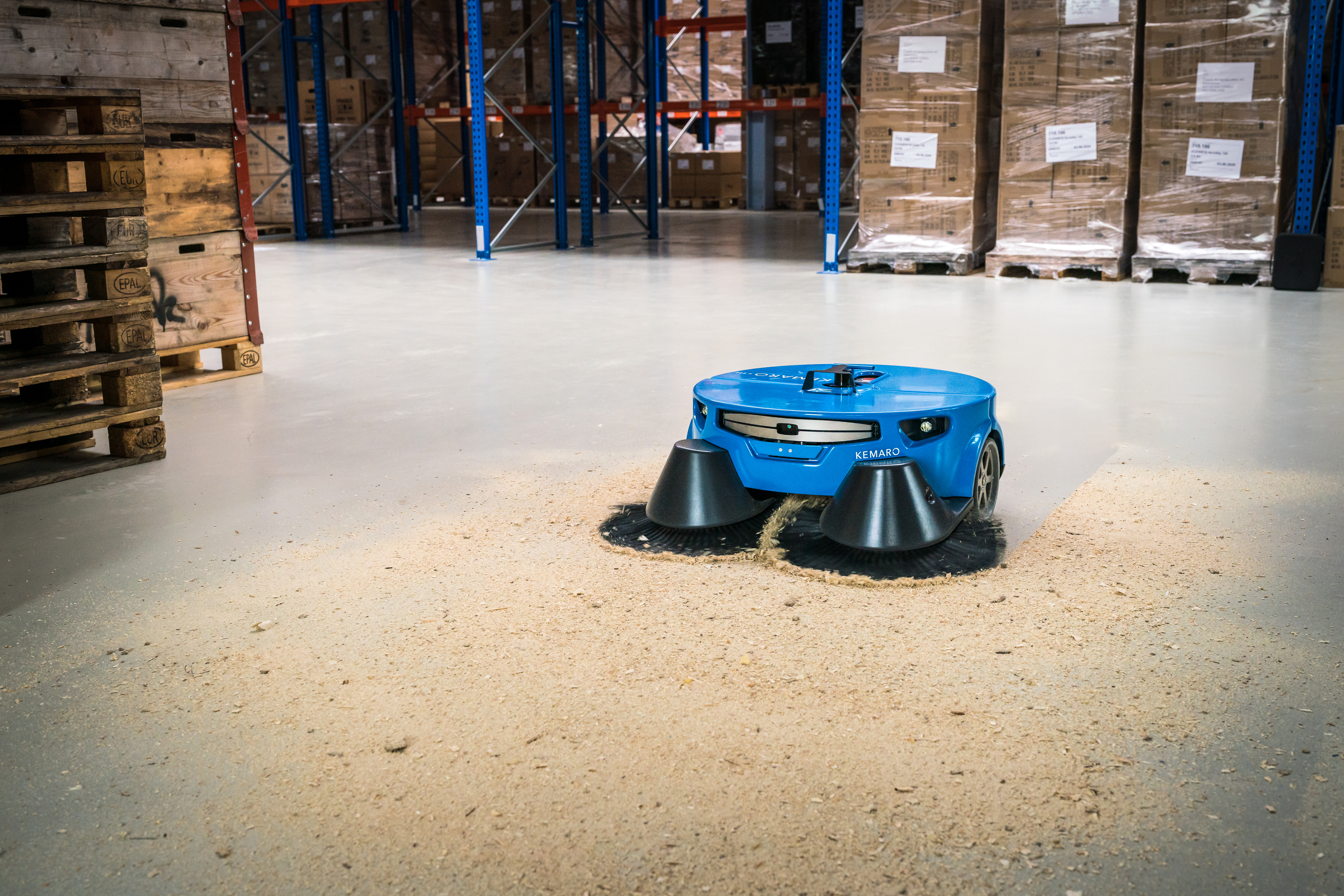 Robot kemaro en funcionamiento